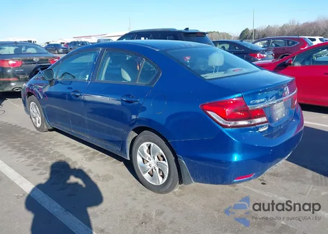 2013 Honda Civic Lx z USA, uszkodzony, nr VIN 2HGFB2F55DH583428